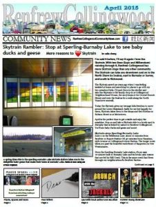 April 2015 issue of RCC News