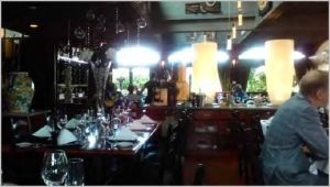 Dining room at La Piazza Dario