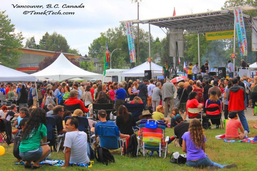 Latin Fest Stage view
