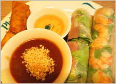 Pho 99's Combo Roll plate. Photos by Paul Reid