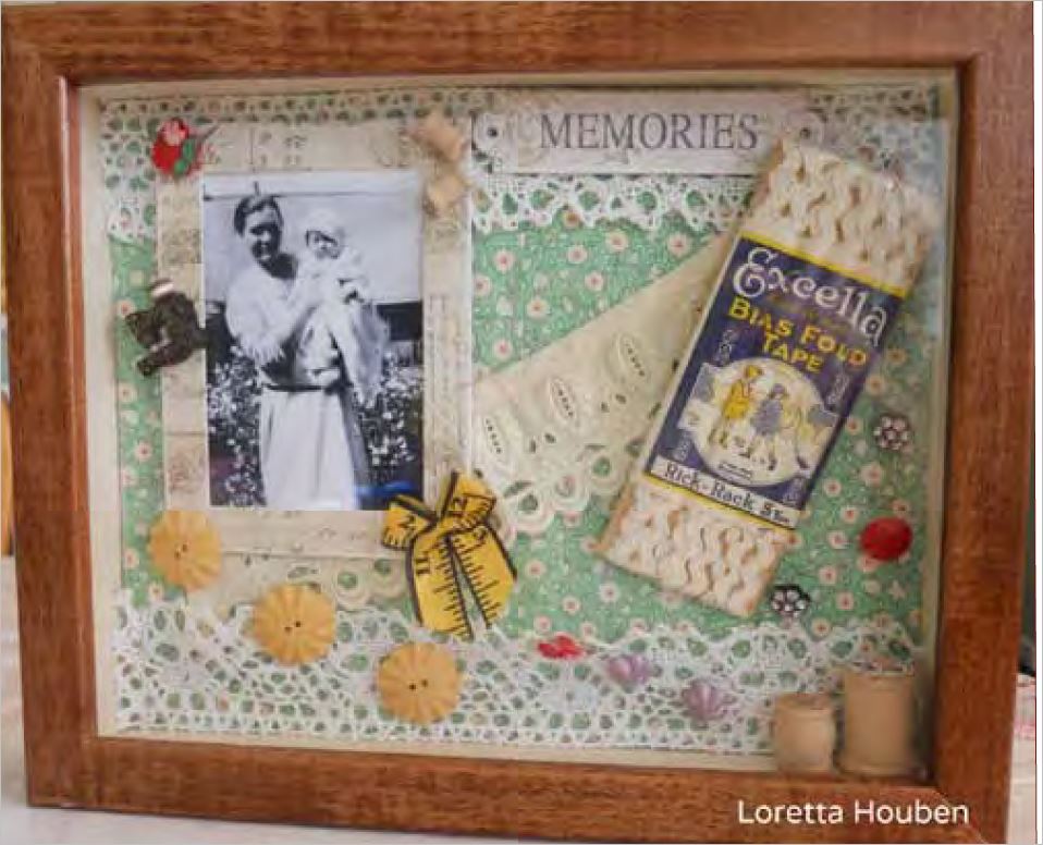 Loretta Houben created this memory box as a tribute to her grandma Helen.
