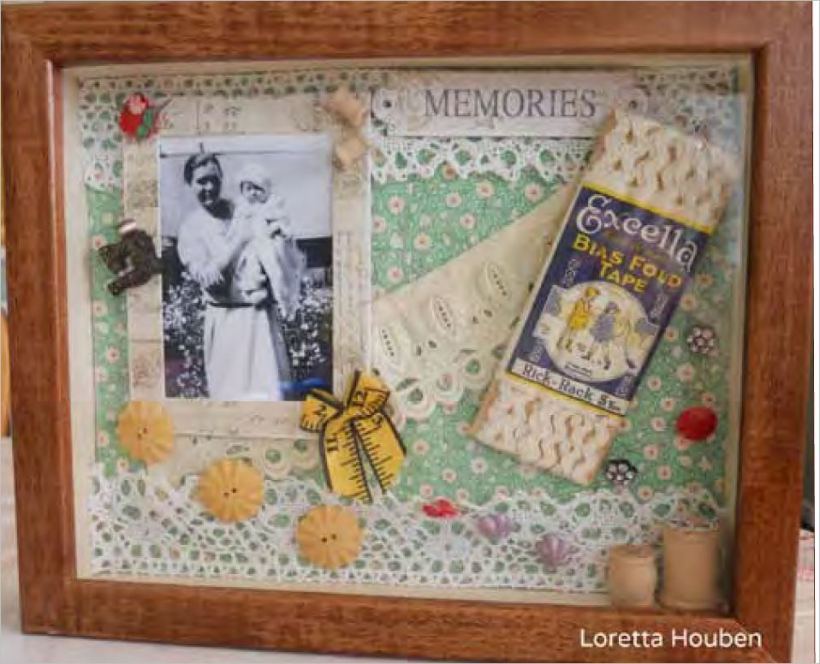 Loretta Houben created this memory box as a tribute to her grandma Helen.