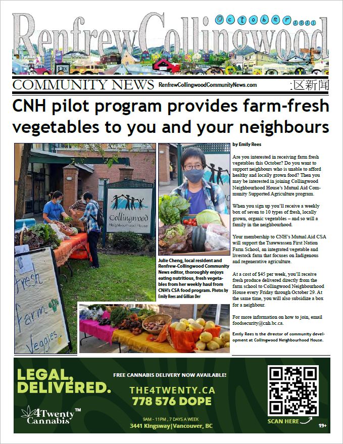 Renfrew-Collingwood Community News October 2021