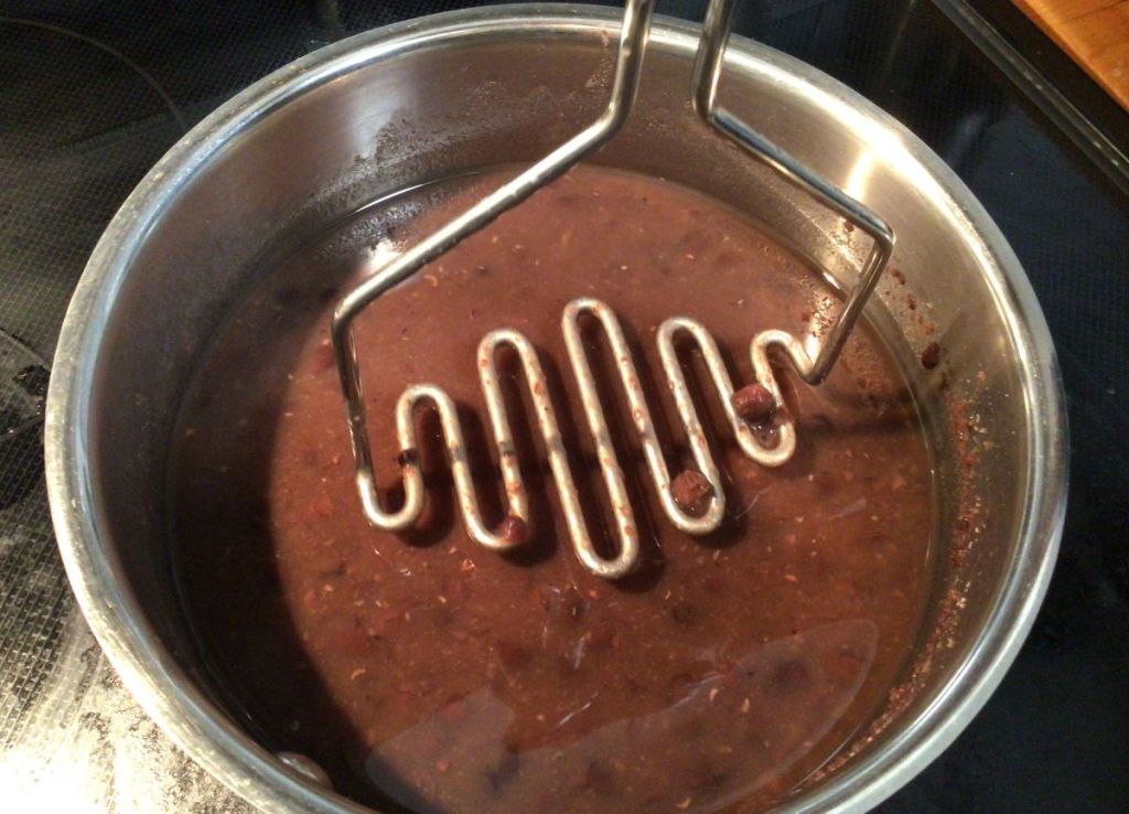 Remove ginger. With potato masher or immersion blender, blend mixture until desired smoothness.