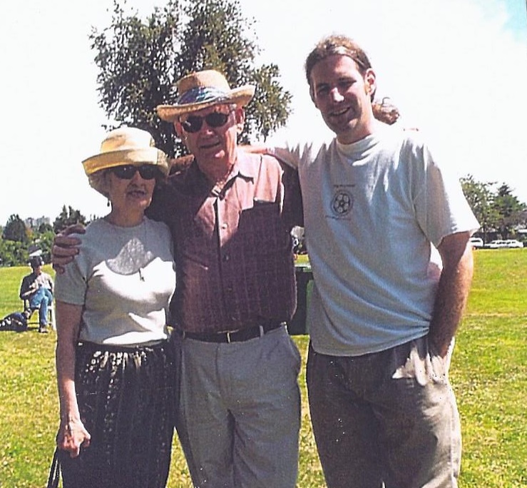 Paul Reid at the first annual Renfrew Ravine Moon Festival with family.